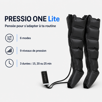 PRESSIO ONE Lite – Bottes de pressothérapie à 6 chambres